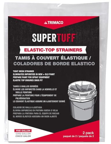 Elastic Top Paint Strainer, 5 Gallon Size, 2 Per Pack