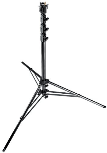 Manfrotto Stativ Super Stahl Schwarz
