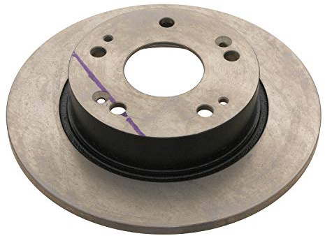 febi bilstein 31304 Brake Disc Set (2 Brake Disc) rear, full, No. of Holes 5
