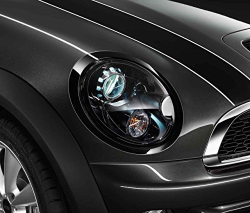 MINI Original-Scheinwerfer-Zierring für rechte Seite in Pechschwarz, 51132254740