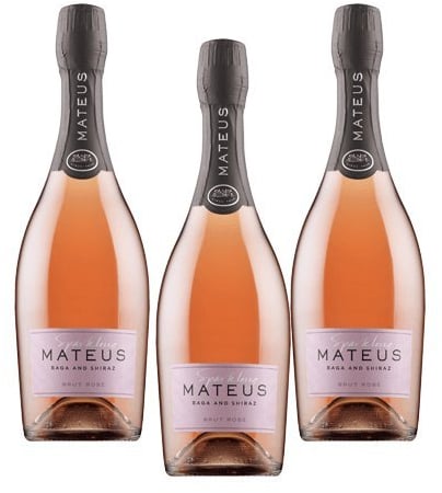 Mateus Rosé Sparkling - Vin Pétillant - Lot de 3