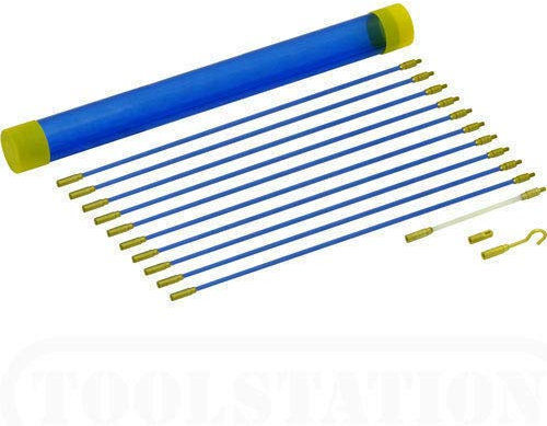 New 10 X Cable Access KIT Electricians Wire Puller RODS Draw Push Pulling Wire | Pack of 10 | Sturdy Flexible Long Lasting Strong Quality