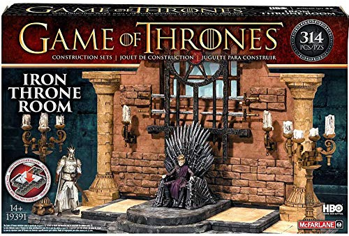 Game of Thrones Toy Playset - Game of Thrones Iron Throne Room Collector Construction Set