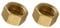CONCEPT4U® Pack of 2 Compression Fitting 1/2 19mm Blank Nut Cap Stop End Brass Shower TRV Iron Radiator Valve Female Pipe Plumbing