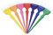 Comair 7001241 Färbepinselset Rainbow, 7 teilig