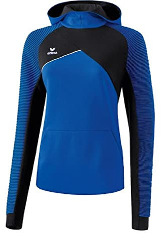 ERIMA Damen Sweatshirt Premium One 2.0 Kapuzensweat, new royal/schwarz/weiß, 40, 1071817