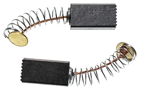 vhbw 2X Kohlebürste 5x8x14,5 mm für Winkelschleifer, Schwingschleifer + Feder