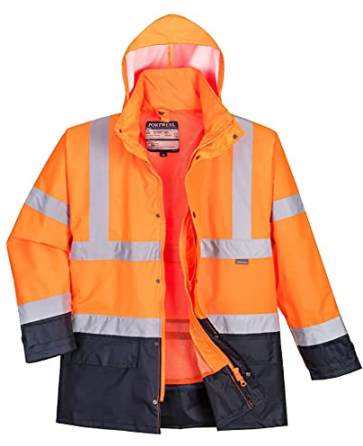 5in1 Hi-Vis Executive Jacket - Color: OrNa - Talla: XSmall