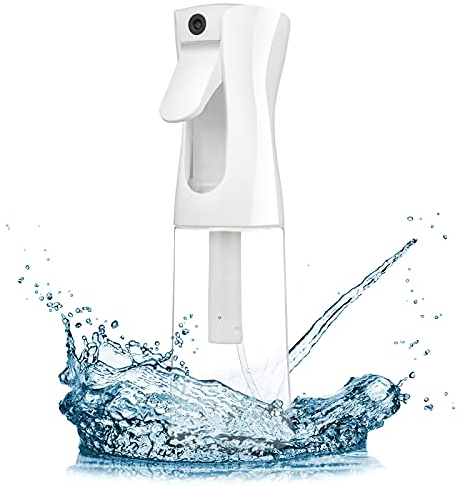 LSAIFATER Spray Bottle for Hair, Continuous Water Mist Trigger Sprayer for Hair Styling, Plants, Cleaning