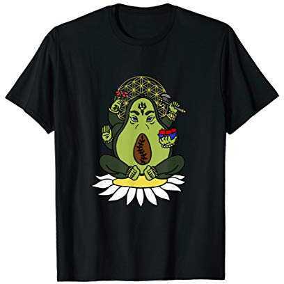 Ganesha Avocado Yoga Shirt für Damen & Herren