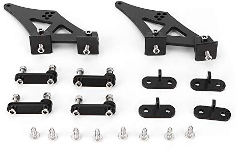 Spoiler Beine, 5 Universal Auto CNC Aluminiumlegierung Heckflügel Kofferraum Racing Heckspoiler Beine Halterungen Spoiler Halterung