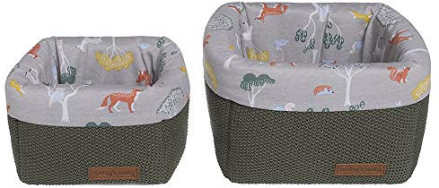 Baby's Only - Körbchen Forest - Khaki - 18x18x13 cm