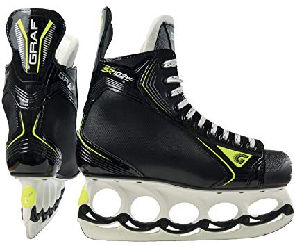 GRAF Super G 103 V4 Skate mit T-Blade System Modell 2020 Inclusive Kufenschoner, Größe:9.5 = 44