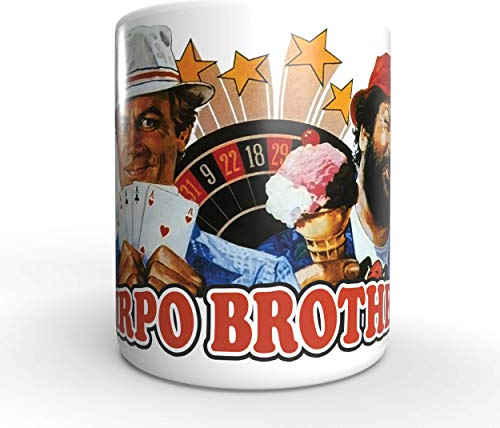 Terence Hill Firpo Brothers - Zwei sind Nicht zu bremsen Bud Spencer - Tasse rund (330ml)