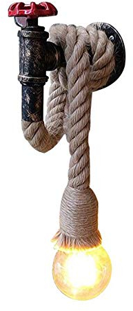 Mengjay-Creative Wandleuchte Verstellbar Retro Industrie Eisen Rohr groß Seil Wand Lampe E27 Licht Korridor Licht Küche Licht Barn Lager Bar Korridor Beleuchtung Vorrichtungen