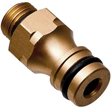 Schnellkupplung Messing Schlauchkupplung mit Gewinde 1/2 für Gartenschlauch