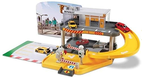 Garage 2 etage 46,5 x 11 x 35 cm (lxlxh) Inclus Une Voiture - pour burago - vehicule Miniature - Nouveaute