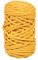 Rayher Braidy Recycling Garn, geflochten, 4 mm ø,honiggelb, 250 g Knäuel, Lauflänge ca. 60 m, Strickgarn, Häkelgarn, Textilgarn, Bastelgarn, Knüpfgarn, Macrameegarn, 42010166