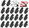 DEULINE 20 x Verstellbarer Schuhregal Schuhstapler schuhaufbewahrung Schuhorganizer Schuhhalter Farbe: Schwarz 521129