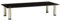 INLIFE TV-Tisch Schwarz 80x35x17 cm Hartglas