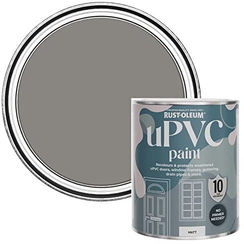 Rust-Oleum Grey uPVC Door and Window Paint in Matt Finish - Art School 750ml