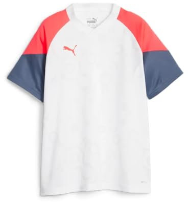 PUMA Unisex Kinder Individualcup Jersey Jr Fußballtrikot, Weißfeuer-Orchidee, 164