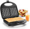 Aigostar Waffeleisen mit Antihaftbeschichtung, Waffelmaker für 2 belgische Waffeln, tiefer Form, automatische Temperaturregelung, Cool-Touch-Griff, Anti-Rutsch-Füßen, 750W, Edelstahl, BPA-frei