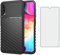 Asuwish Phone Case for Samsung Galaxy A50 A50S A30S with Tempered Glass Screen Protector Cover and Cell Accessories Slim Soft Silicone Protective Mobile A 50 50S 30S S50 50A SM A505G0 Women Men Black