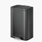 EKO Madison Recycling Bin 20+25 Litre, Built-in Handle, Stainless Steel, Two Removable Inner Buckets and Pedal Mechanism, Fingerprint-Resistant, Perfect for Kitchen & Home, Black