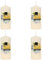 4 Stück Duftkerze Duft Vanillecreme, Beige Stumpenkerzen 11x4.7cm, Duft Stabkerzen 25 Stunden Verbrennung