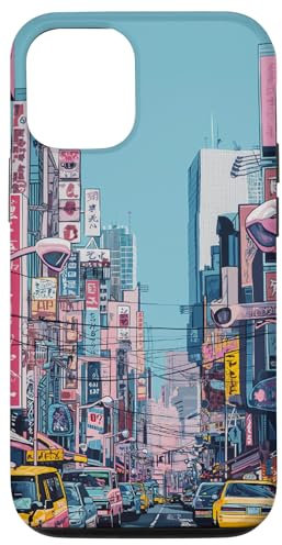 iPhone 12/12 Pro Japan City Downtown Street Phone Cover Case