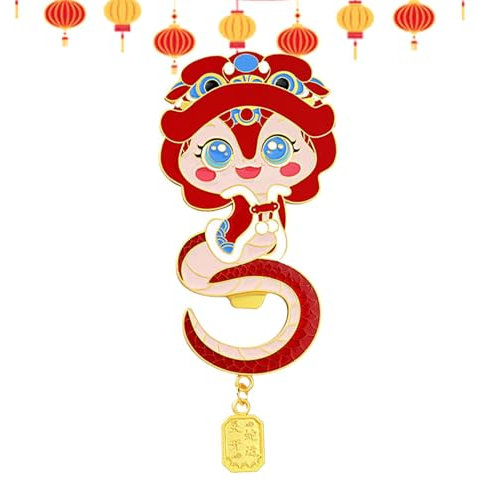 Décapsuleur magnétique pour le Nouvel An chinois, Année du serpent, Décapsuleur magnétique pour réfrigérateur, ouvre-bière manuel pour la maison et la voiture