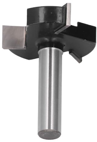 12mm Shank Router Bit, 3 Teeth T Shaped CNC Router Bit, suitable for various woodworking projects