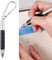 2pcs Multifunctional Pen, 6 in 1 Multifunction Pen, Multifunction Pen Gift Ideas Men, with Ballpoint Pen, Ruler, Keychain, Screwdriver and Touch Screen Pen, DIY Tool Pen for Men Dad, Grandad Gifts