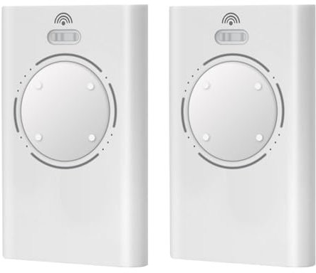 2 pezzi 868 MHZ trasmettitore manuale apriporta del garage compatibile con FAAC Garage Remote 4 canali FAAC XT4 868 SLH LR, XT4 868 SLH, XT2 868 SLH, XT2 868 SLH LR, bianco