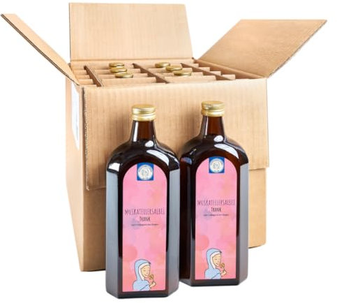 Muskatellersalbei Trank 8er Pack | nach Hildegard von Bingen | originalgetreu | 8 Flaschen Vorteilspackung 4000ml