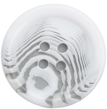 50 Stück Runde Knöpfe aus Harz,Dekorative Knöpfe 4-Loch,Knöpfe mit Rand zum Annähen und Dekorationen,Ersatzknöpfe für DIY Nähen Mäntel Kleidung Anzüge Jacke Scrapbooking Geschenk Deko,Weiß,25mm