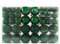 ZFYQ 100Piezas Bolas de Navidad, Juego de Adornos para Colgar Decorativos para Decoración Navideña de Arboles de Navidad, Verde