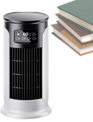 Ventilador de aire acondicionado, aire acondicionado portátiles Cofriador evaporativo del ventilador, pequeño tanque de agua de 300 ml enfriador personal, para oficinas en la noche para acampar
