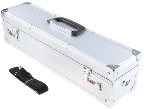 misppro Knife Case for Chef, Lockable Knife Box with Handle and Foam Inserts, Multi-Purpose Kitchen Knife Storage Box, Knife Protector Cultery Carrier for Knife Tools Collections