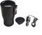 Calentador y enfriador de tazas de coche de 12 V, control eficiente de temperatura con pantalla digital para bebidas enlatadas (negro)