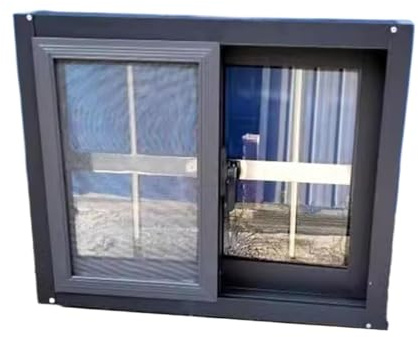 WEKONUMEX Móvil Sótano Ventana corredera, Ventana corrediza de Repuesto for sótano con Marco de Aluminio y Vidrio con mosquitera en Varios tamaños.(50x20in/125x50cm)