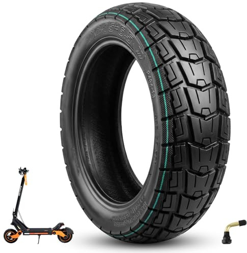 VOLOHAS 10 x 2,75-6,5 Offroad-Tubeless-Reifen für KukirinG2/G3/G2Ultra/M4 Max /A1, 10 Zoll Dicker Ersatzreifen für Speedway 5 Dualtron 3 Elektro-Scooter Reifen Anti-Rutsch Pannensicher (1 Stück)