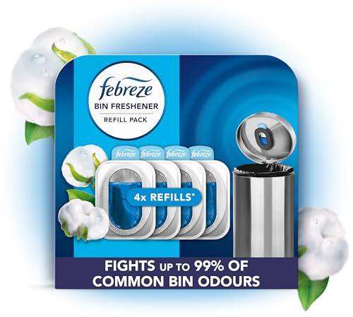 Febreze Bin Freshener Refill Pack Cotton Fresh 4x4.88ML