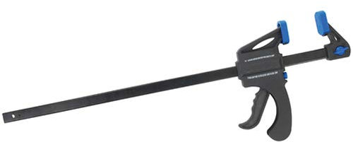 450mm Quick Clamp/Spreader | Single Handed Release & Trigger G-Clamps | Adjustable Head Vice | Lightweight Long Join Holder | Workshop Wood Bench Grip