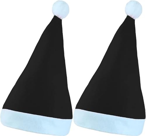 Storfisk fishing & more Nikolausmützen Elfenmütze in verschiedenen Farben, Farbe :Schwarz, Stück:2 Stück