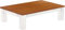 B.R.A.S.I.L.-Möbel Brasilmöbel Couchtisch Rio Classico 140x90 cm Kirschbaum Weiß Wohnzimmertisch Holz Tisch Pinie Massivholz Stubentisch Beistelltisch Echtholz Größe und Farbe wählbar