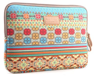 fdsmall 12 Inch Laptop Bag Waterproof Neoprene Laptop Sleeve Case Laptop Sleeve Notebook Case Bag for Acer/Asus/Dell/Lenovo/HP/Samsung(bohemia)