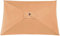 LYWDJ Auvent De Rechange Rectangulaire en Tissu pour Terrasse, 3X2m/6 Bras Toile De Rechange pour Parasol, Parasol Solide Et Épais, pour Balcon, Terrasse, Zone Herbe, Bar-Green