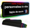 Rgzqrq Personnalisé Tapis De Souris De Jeu RGB LED étendu Créez Votre Propre Tapis De Souris De Jeu Personnalisé, Un Cadeau Personnalisé pour Les Amateurs De Jeux 60cm X 35cm X 0.4cm